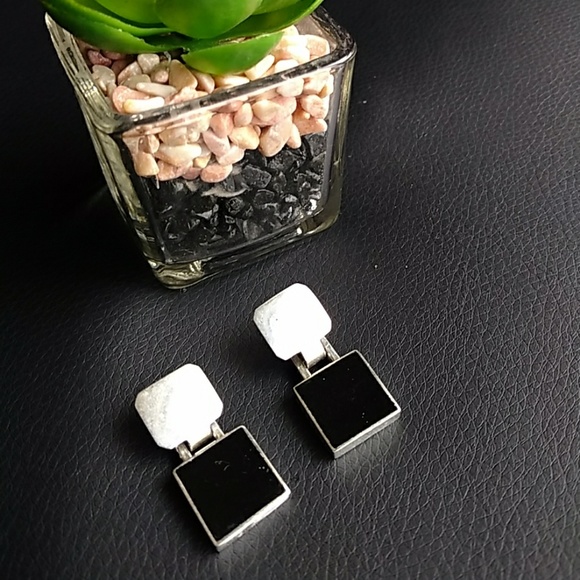 Silpada Jewelry - Silprada Onyx & silver Earrings